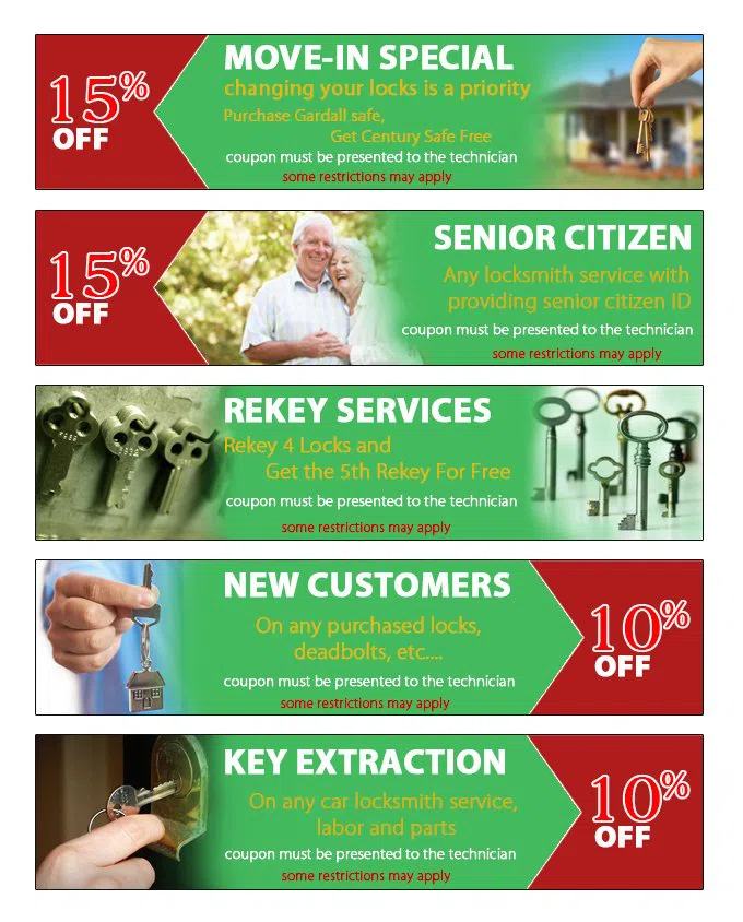 North Central NC Locksmith Store, North Central, NC 919-373-2576 - coupon23-set-five